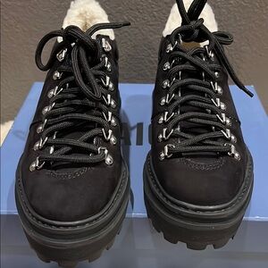 New Schutz Lucille waterproof women’s black chunky shoe